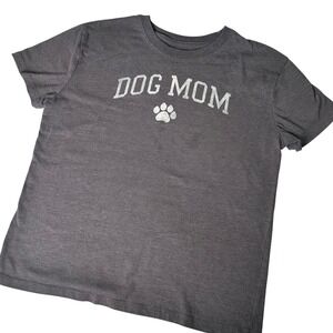 Modern Lux Dog Mom Graphic T-Shirt Women's XS Pet Lover Puppy Tee‎ Casual Top
